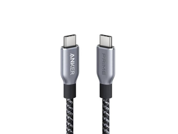 Anker Prime USB-C naar USB-C kabel (180 cm, 240 W, gerecycled vlechtwerk)