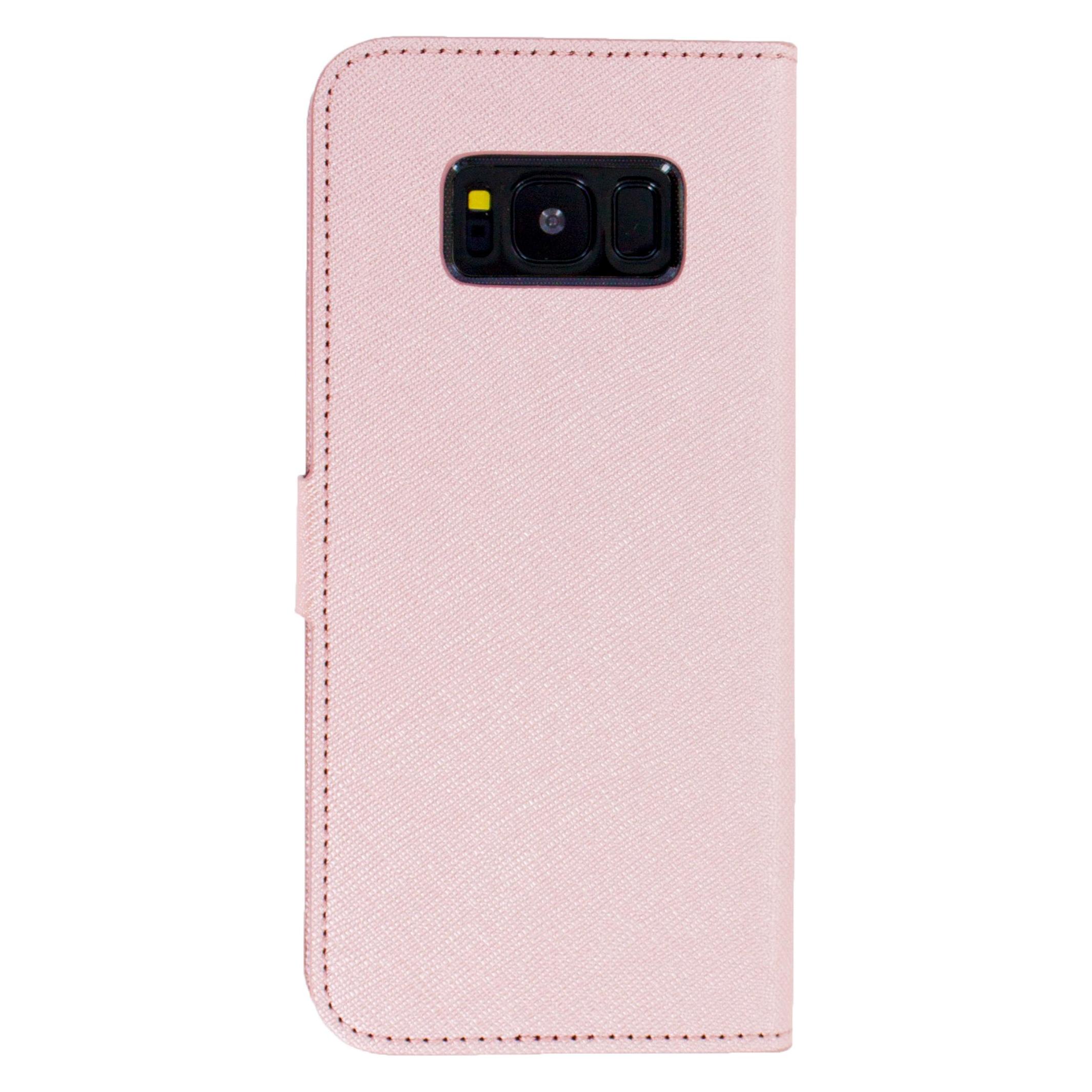 Mobiparts Saffiano Wallet Case Samsung Galaxy S8 Pink (Samsung Galaxy S8) (MP-73962)