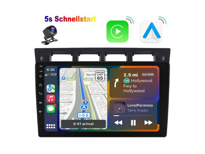 A-Sure 5s Schnellstart Radio Android Auto Carplay Für KIA PICANTO 2004-2007 Autoradio (DSP, USB, LINUX)