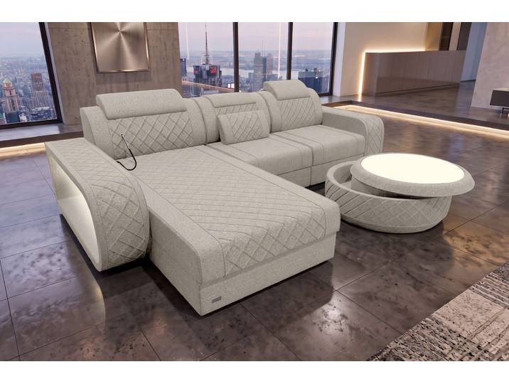 Ecksofa Berlin L Form Stoffsofa