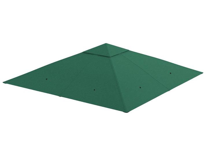 Outsunny Pavillondach Ersatzdach Pavillonabdeckung Polyester Grün 3x3m