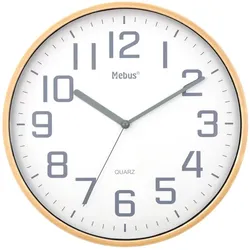 Mebus Quarzwanduhr 17495 Ø 30 cm