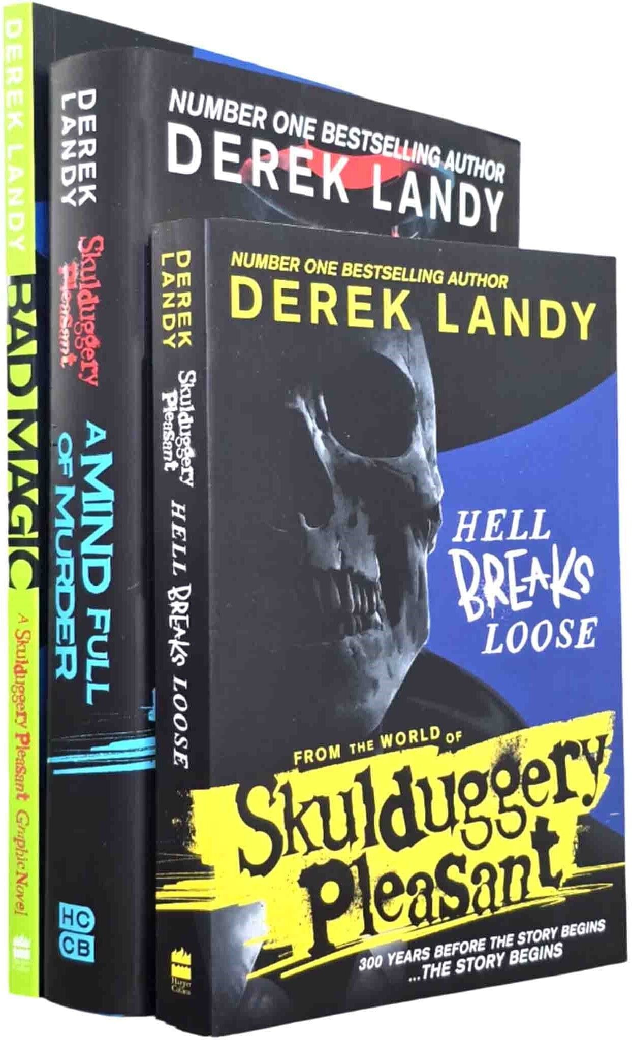 The Skulduggery Pleasant Graphic Novels by Derek Landy 3 Books Collection Set - Ages 11-14 - Paperback HarperCollins Publishers
