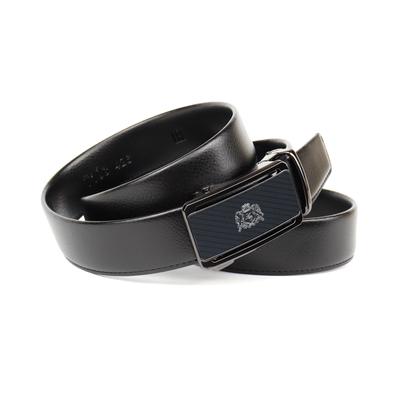 Ledergürtel ANTHONI CROWN, Herren, Gr. 110, schwarz, Rindsleder, Gürtel Ledergürtel, aus Rindsleder, mit umgeschlagenem Leder und einseitiger Naht