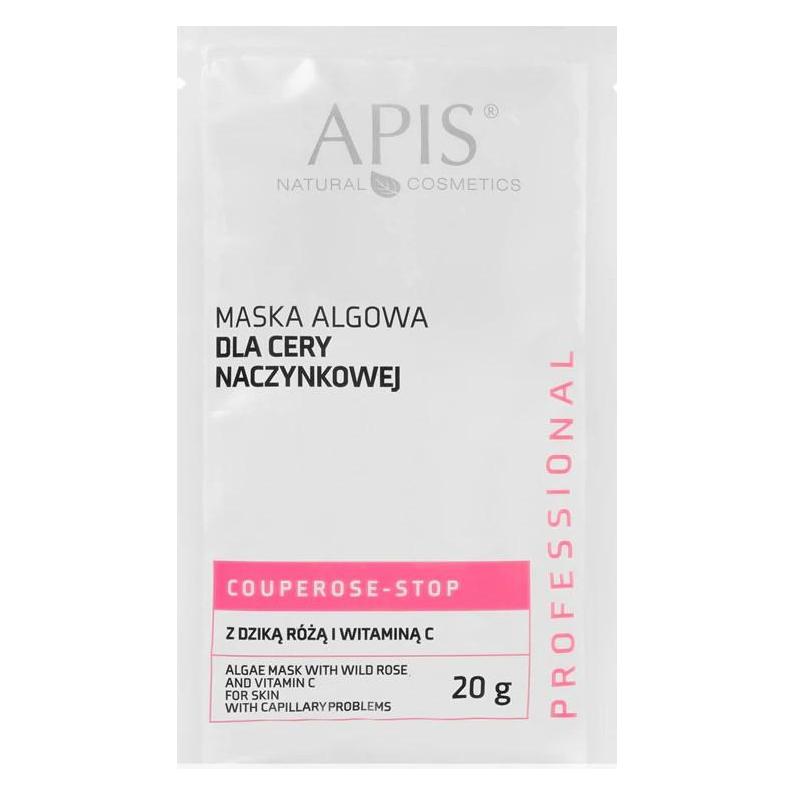 Apis Natural Cosmetics Apis - Couperose-Stop Algae Mask algae mask for capillary skin with wild rose and vitamin C 20g (20 g) (409-uniw)
