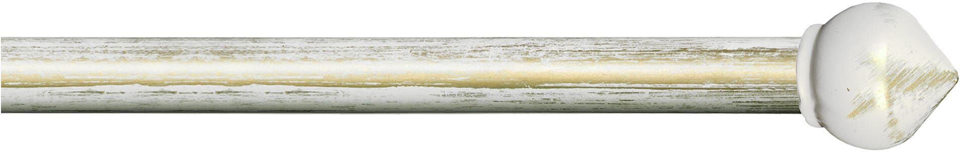 Tecnomat BASTONE PER TENDE BULBO Ø 20-17 mm 120-210 cm FERRO AVORIO/ORO CON ACCESSORI