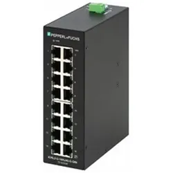 Pepperl+Fuchs Fabrik Gigabit-Ethernet-Switch ICRL2-U-16RJ45-G-DIN