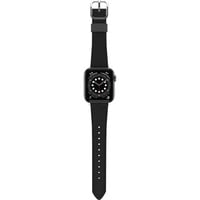 Symmetry Cactus Leather, Uhrenarmband schwarz, Apple Watch 42/44/45 mm