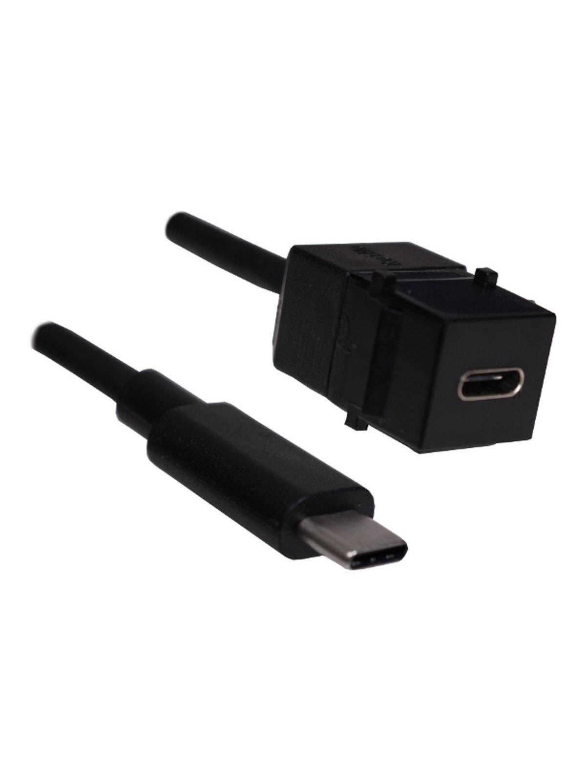 Bachmann - USB-C extension cable - USB-C to USB-C - 50 cm