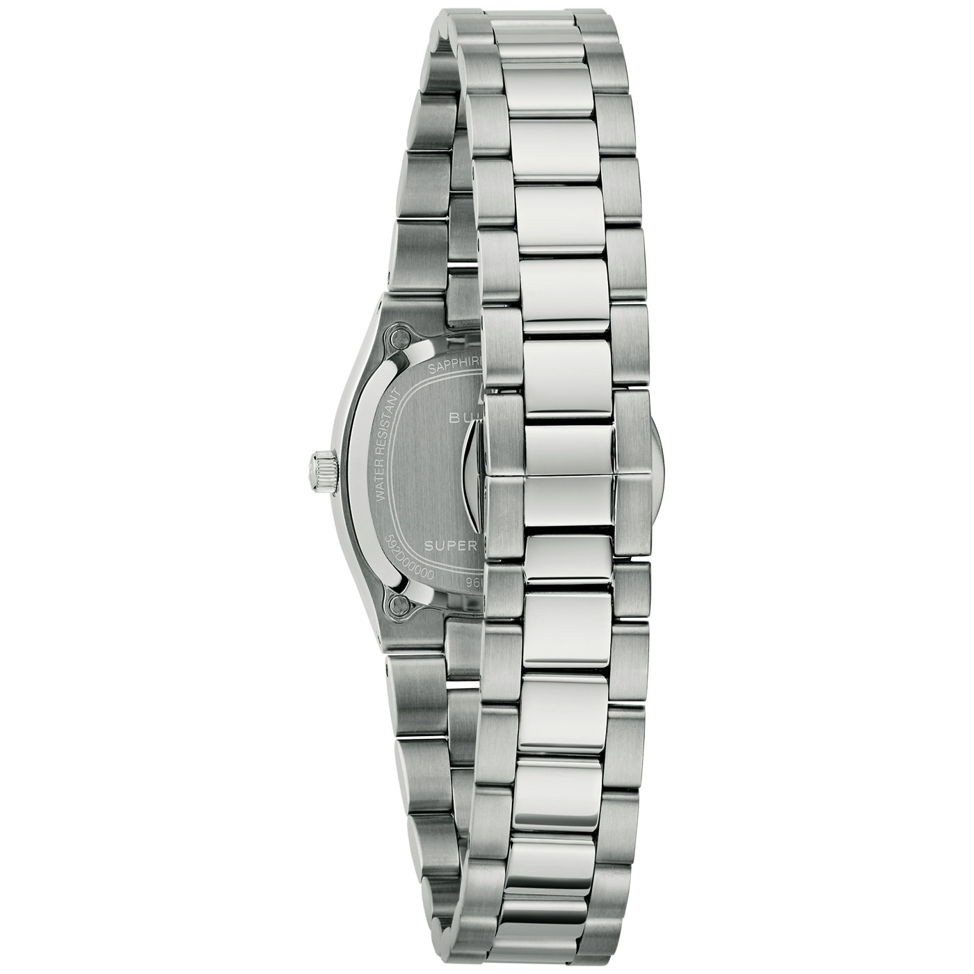 Quarzuhr BULOVA "Super Seville", silber (silberfarben, perlmuttfarben, perlmuttfarben), Armbanduhren, Damen, silberfarben, Quarzuhr, Armbanduhr, Damenuhr, Edelstahlarmband, analog