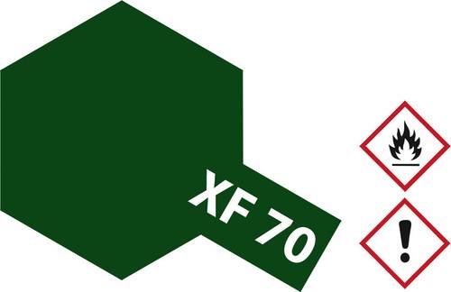 Tamiya Acrylfarbe Dunkelgrün (matt) XF-70 Glasbehälter 23ml