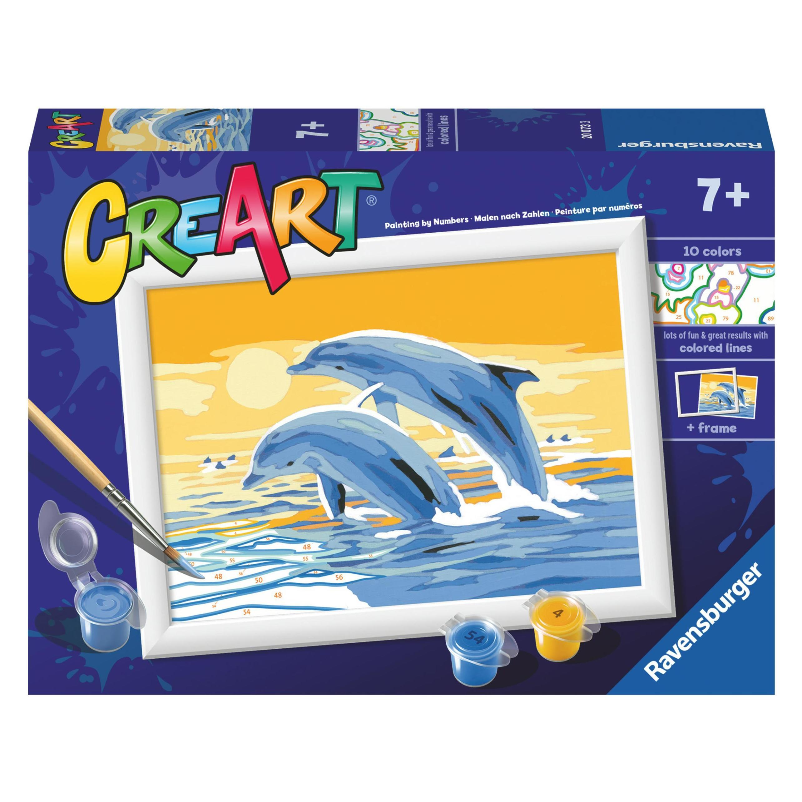 Ravensburger CreArt Delightful Dolphins (200733)