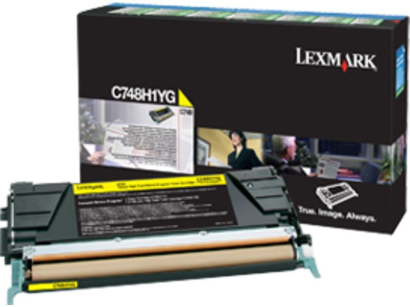 Lexmark C748H1YG - Jaune - Toner - Grande capacité Jaune