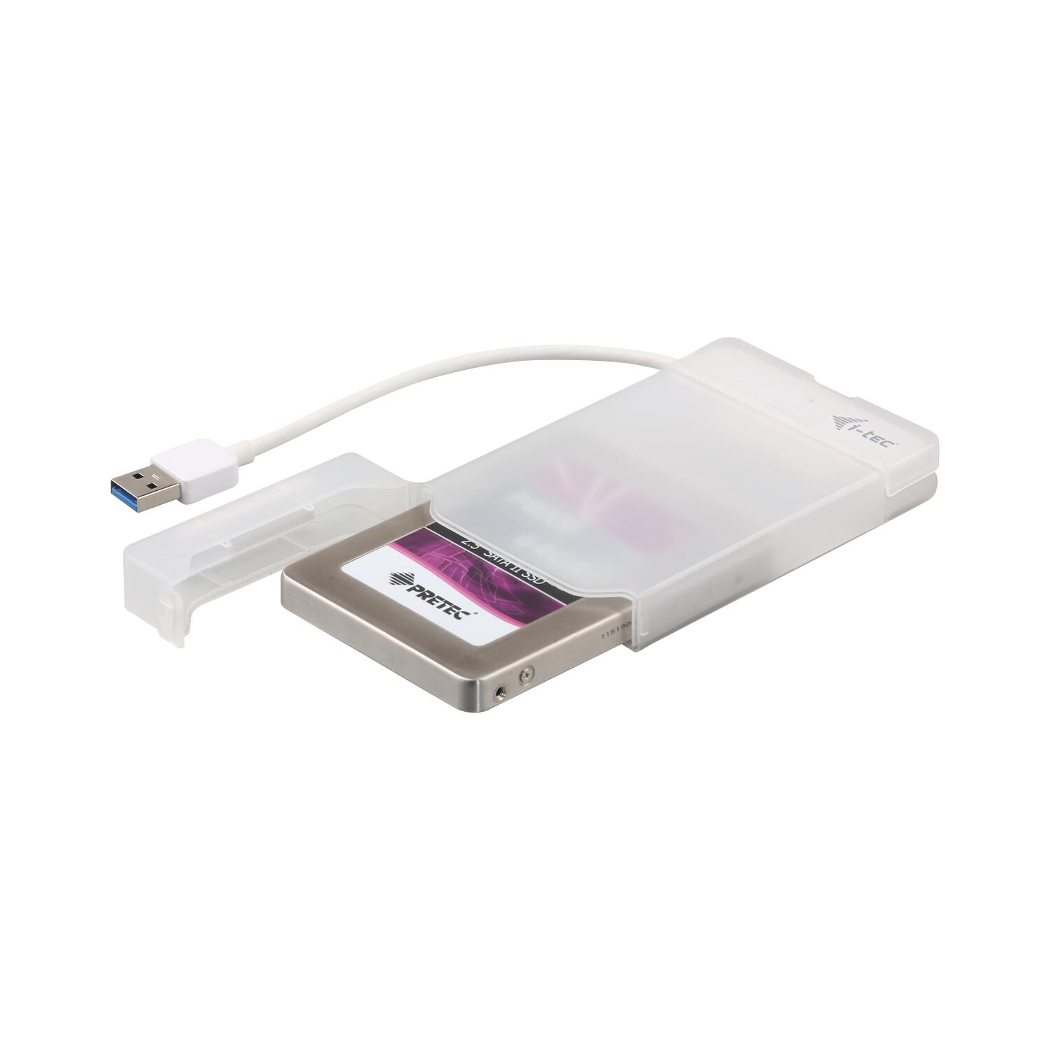 I-TEC USB-A Advance MySafe Easy Gehäuse für 2.5" SATA Festplatten MYSAFEU314