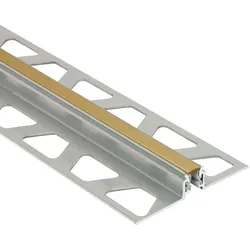 Schlüter Systems DILEX-AKWS Bewegungsfugenprofil Aluminium HB - Hellbeige Höhe: 16 mm Länge: 2,5 m