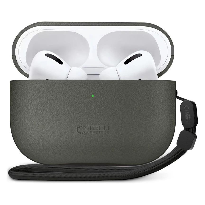 Tech-Protect Naturalfit Apple Airpods Pro 3 Olivgrün (Kopfhörer Hülle) (204746)