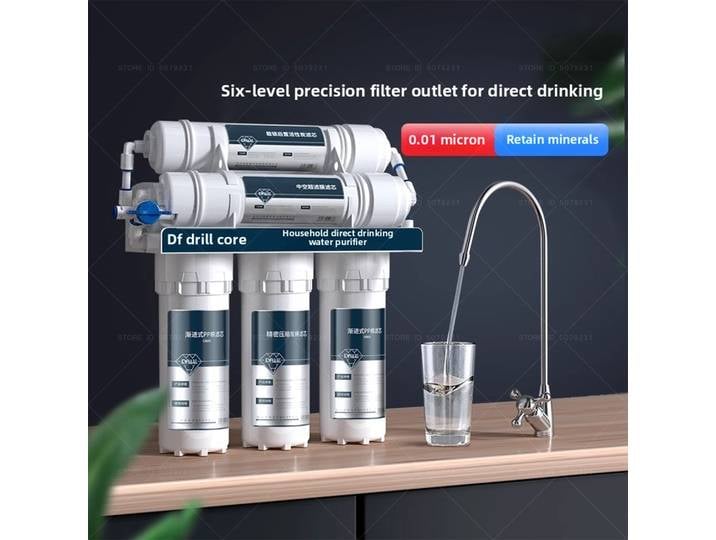 Purificateur d'eau par Ultrafiltration en 6 étapes, purificateur d'eau potable directe domestique, filtre à eau du robinet PH75 retient l'eau minérale