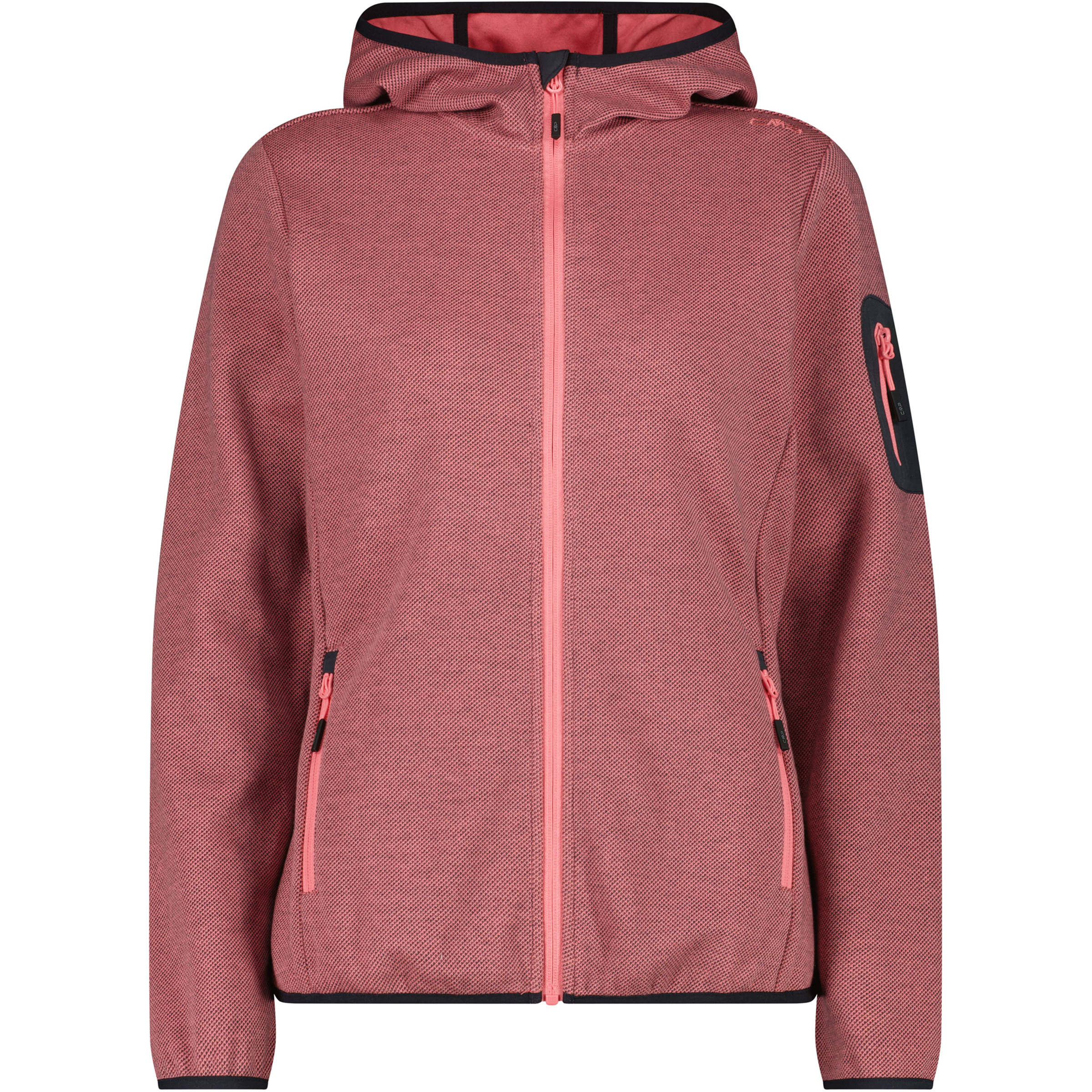 CMP Damen Fleecejacke rosa Größe XL Trekking Hautfreundlich