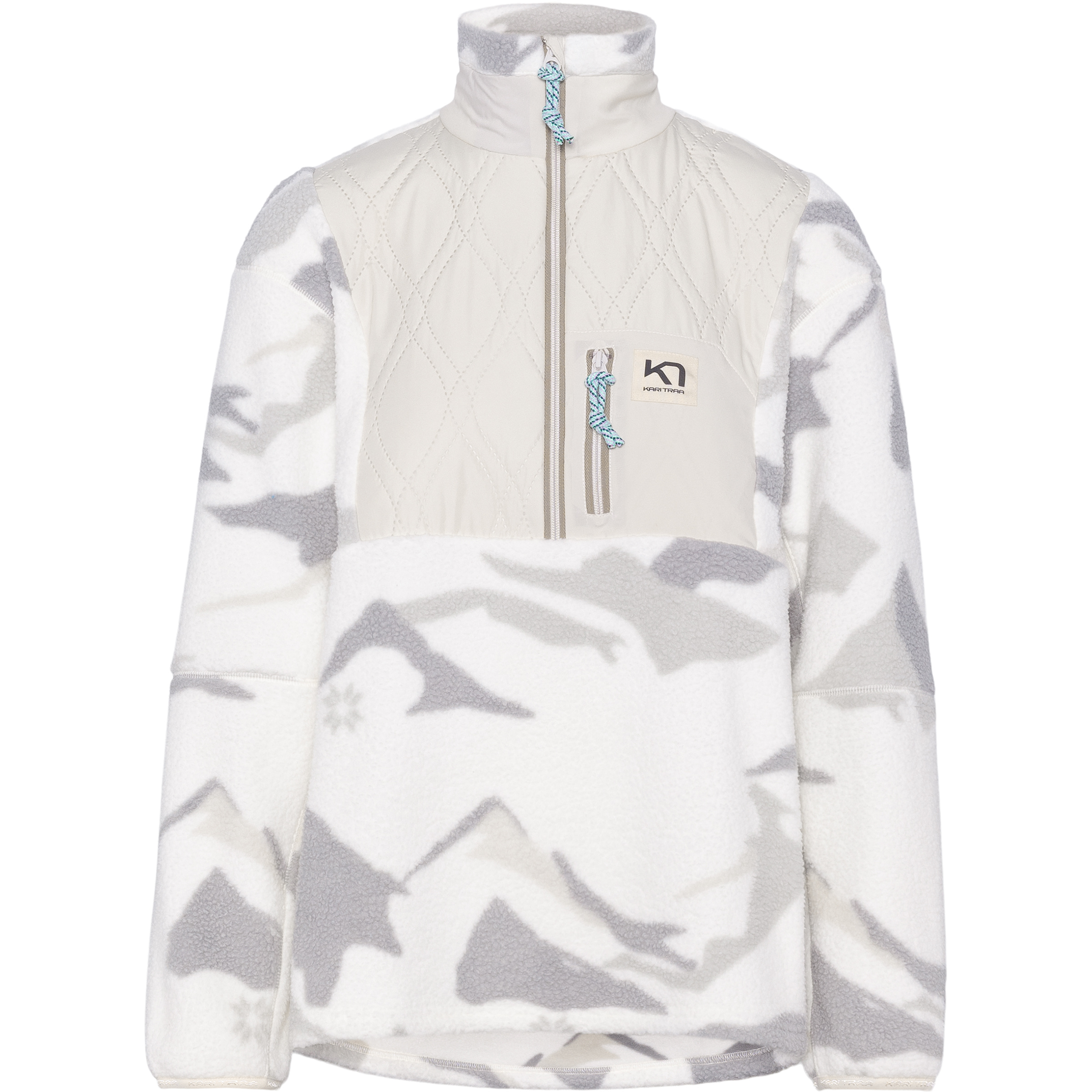 Kari Traa Rothe Half Zip Damen Pullover weiss Größe XS Lifestyle Schnell trocknend