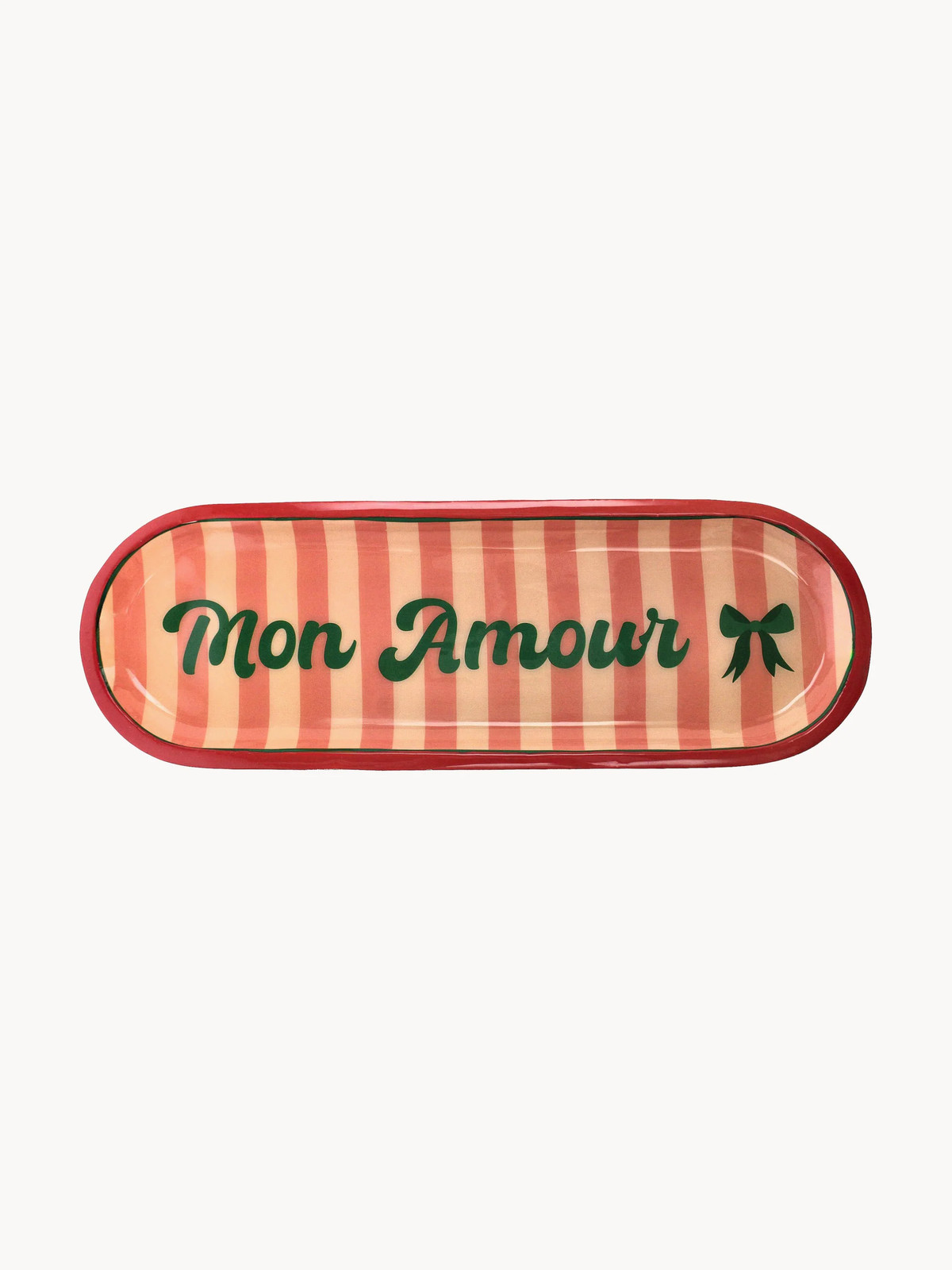 HD Collection Serveerplateau Mon Amour met mangohouten basis