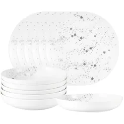 Seltmann Weiden Liberty Silver Stars Tafelservice 12-teilig