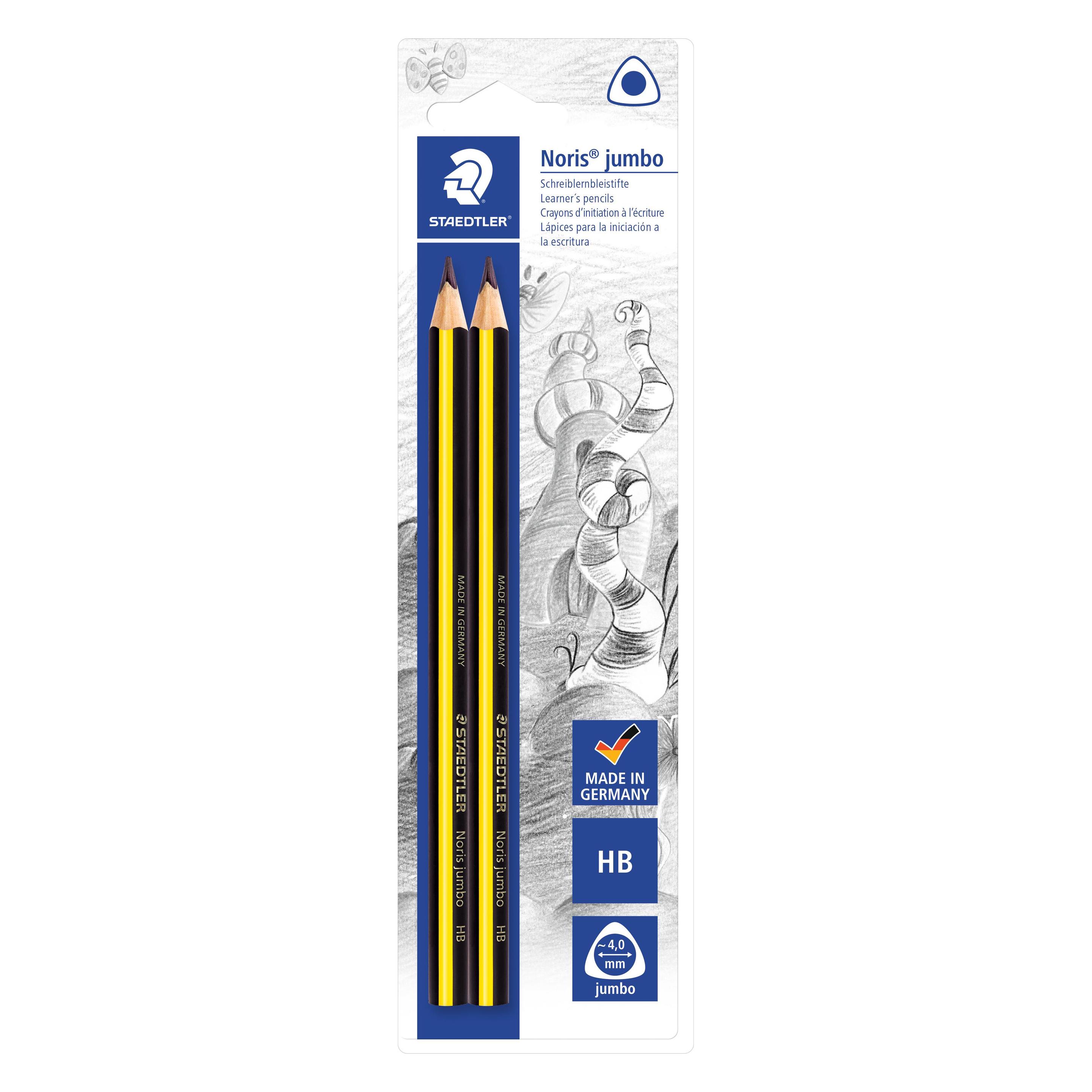 Staedtler Bleistift NC jumbo 2 ST Blisterkarte (4 mm, HB, 2x) (119 BK2 DA)