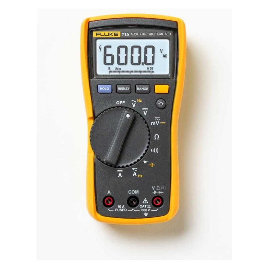 Fluke 115 Digitalmultimeter (CAT III 600V, Hand-Multimeter) (2583583)