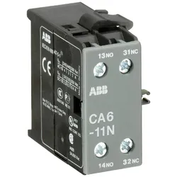ABB CA6-11N Hilfskontaktblock 1S/1Ö, für 3-polige B(C)6, B(C)7 Kleinschütze Schraubanschluss, seitlich anbaubar GJL1201317R0004
