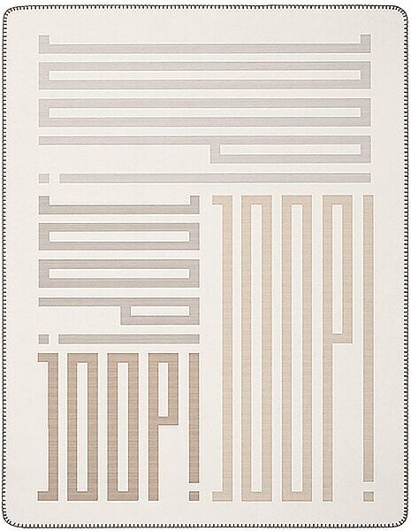 JOOP Wohndecke 150x200cm JOOP! BARS Natur  beige EG