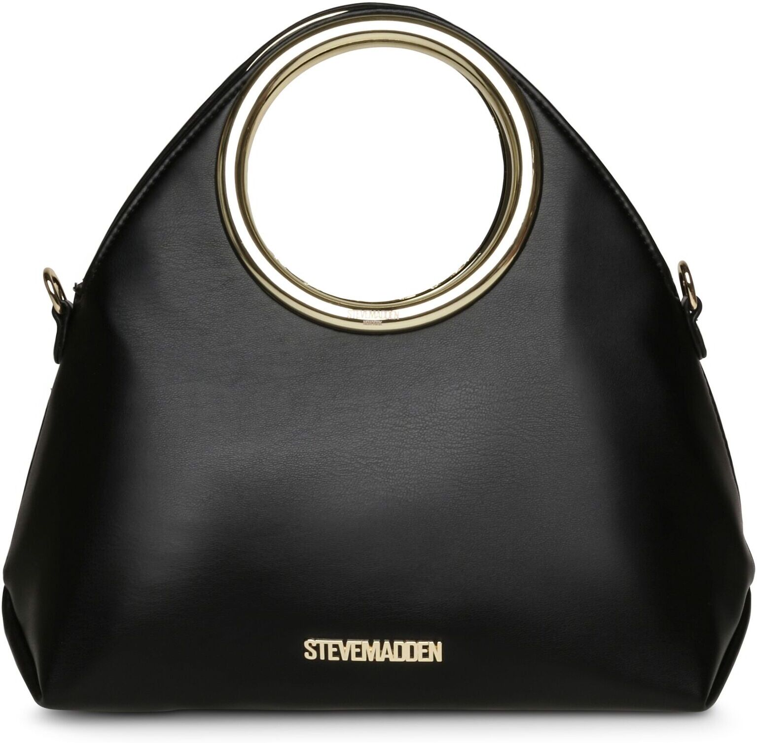 Henkeltasche STEVE MADDEN "STEVE MADDEN Taschen Lederimitat", Damen, Gr. onesize, schwarz, Lederimitat, Taschen