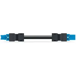 Wago 771-8982/016-601 konfektionierte Verbindungsleitung,Eca,Buchse Stecker,blau 7718982016601