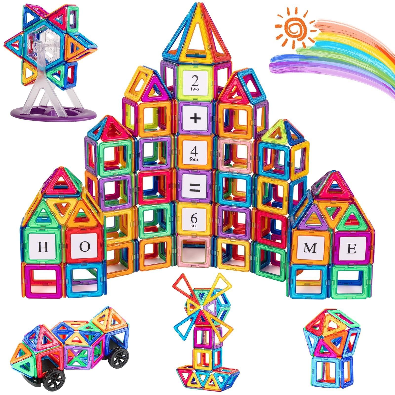 Magnetische bouwstenen set met 122 stuks