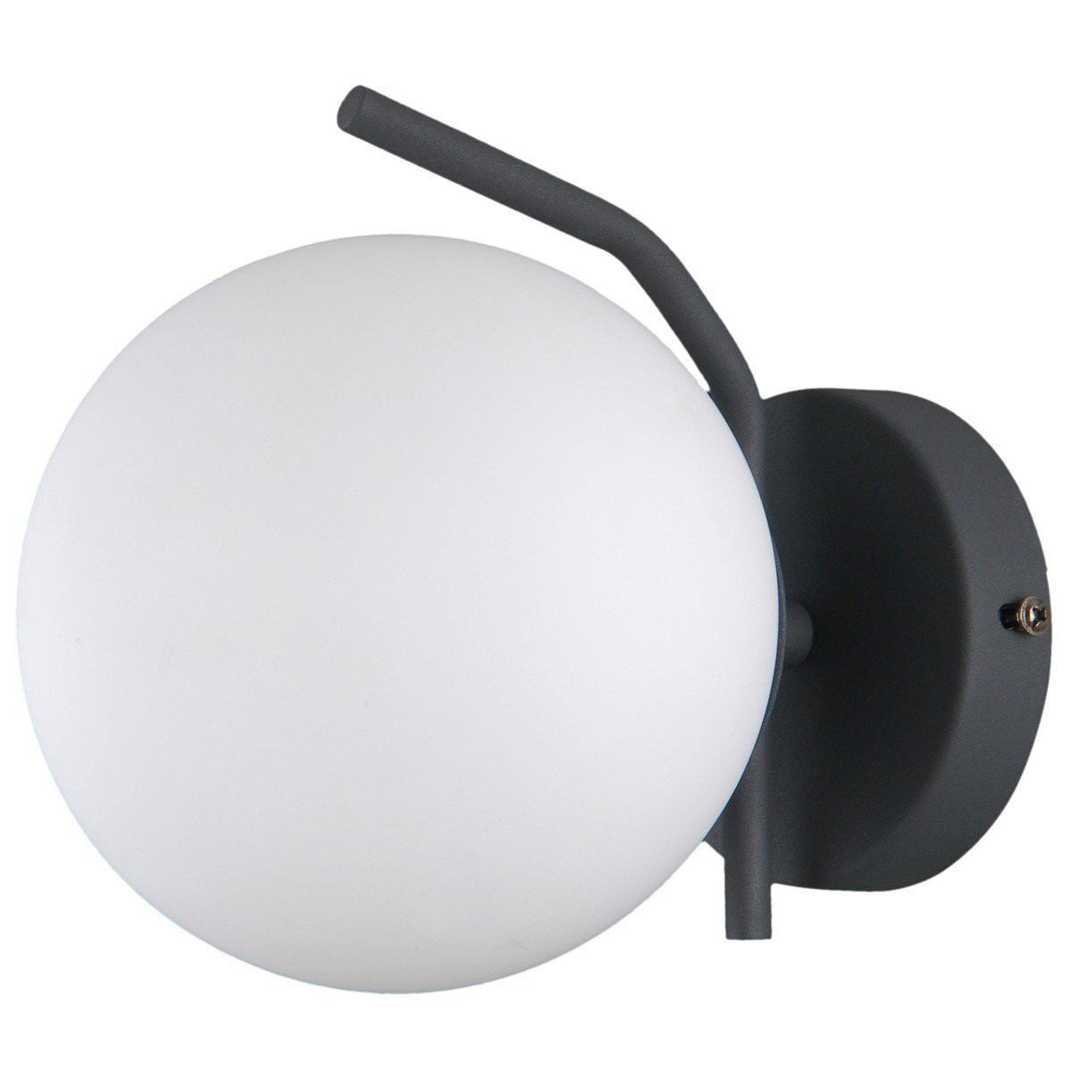 Italux Carimi WL-3300-1-BK wandlamp met LED-accentverlichting