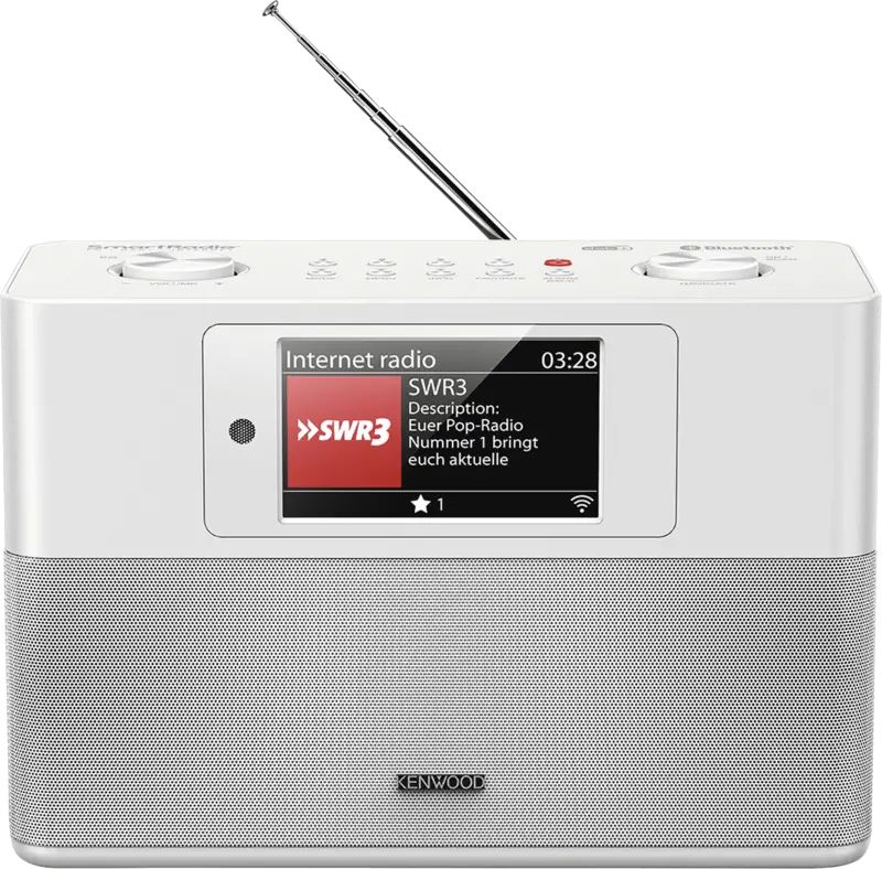 Kenwood CR-ST200S-W DAB+/UKW Internetradio Bluetooth (Weiß)