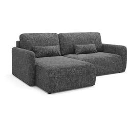 ECKSOFA Lazare 3 Sitzplätze Dunkelgrau