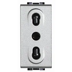 Bticino NT4180-EU Living Light Steckdose in italienischer Norm 1-modulig Tech