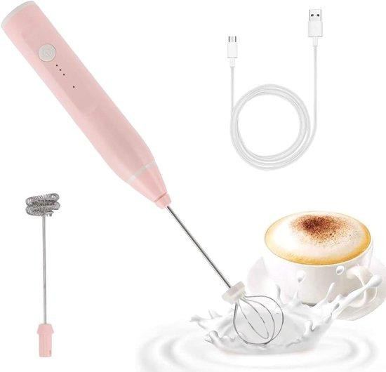 Mumusuki Elektrische Melkopschuimer Garde - Oplaadbaar - Roze