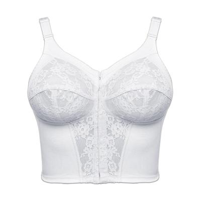 Entlastungs-BH SUSA "Longline BH Classics", Damen, Gr. 125, Cup C, weiß, Obermaterial: 65% Polyamid PA. 25% Elasthan EL. 10% Baumwolle CO., BHs Entlastungs-BH