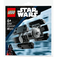 30727 Star Wars TIE Advanced Mini-Modell, Konstruktionsspielzeug Polybag