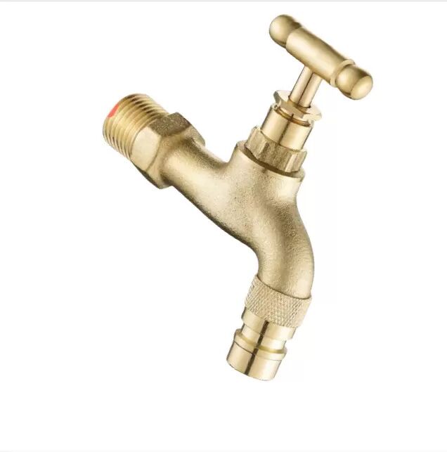 INF Wasserhahn für automatische Waschmaschine aus Messing, 1/2 Zoll Einlass model 2