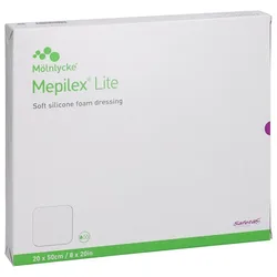 Mepilex Lite Schaumverband 20x50 cm steril