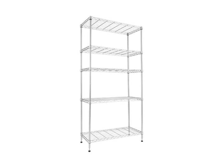 Seville Chromregal Classic 76x78x152.5cm 5 Böden Traglast: 136 kg pro Boden