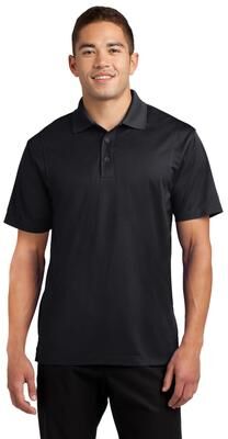 Sport-Tek TST650 Tall Micropique Sport-Wick Polo Shirt in Black size Large/Tall   Polyester