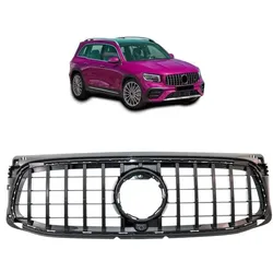 Kühlergrill Schwarz passt passend für Mercedes GLB X247 mit AMG Sport-Panamericana GT