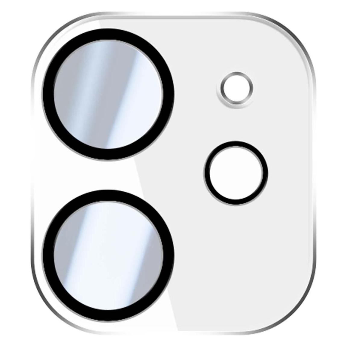 Crong Lens Shield - Glas für die Kamera und das Objektiv des iPhone 11 (1 Stk., Apple iPhone 11) (CRG-LSIP11)