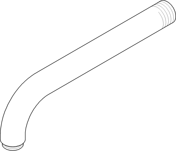 Dornbracht AUSLAUF L=170 mm - platin 04282211510-06 platin matt