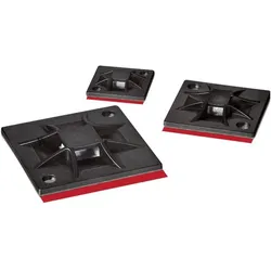 HellermannTyton-Klebesockel (Klettkabelbinder, 20 mm, 100 Stk.)