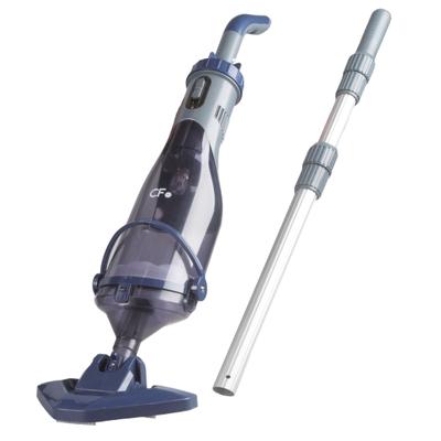 Poolbodensauger SUMMER FUN "CF 25 CL, Elektrischer Bodensauger, inkl. Batterie und Ladegerät", blau, B:25cm H:16cm L:74cm, Kunststoff, Poolbodensauger