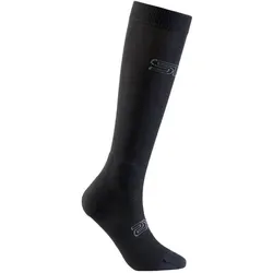 Sixs, Unisex, Sportsocken, Racing V2 (44 - 47), Schwarz