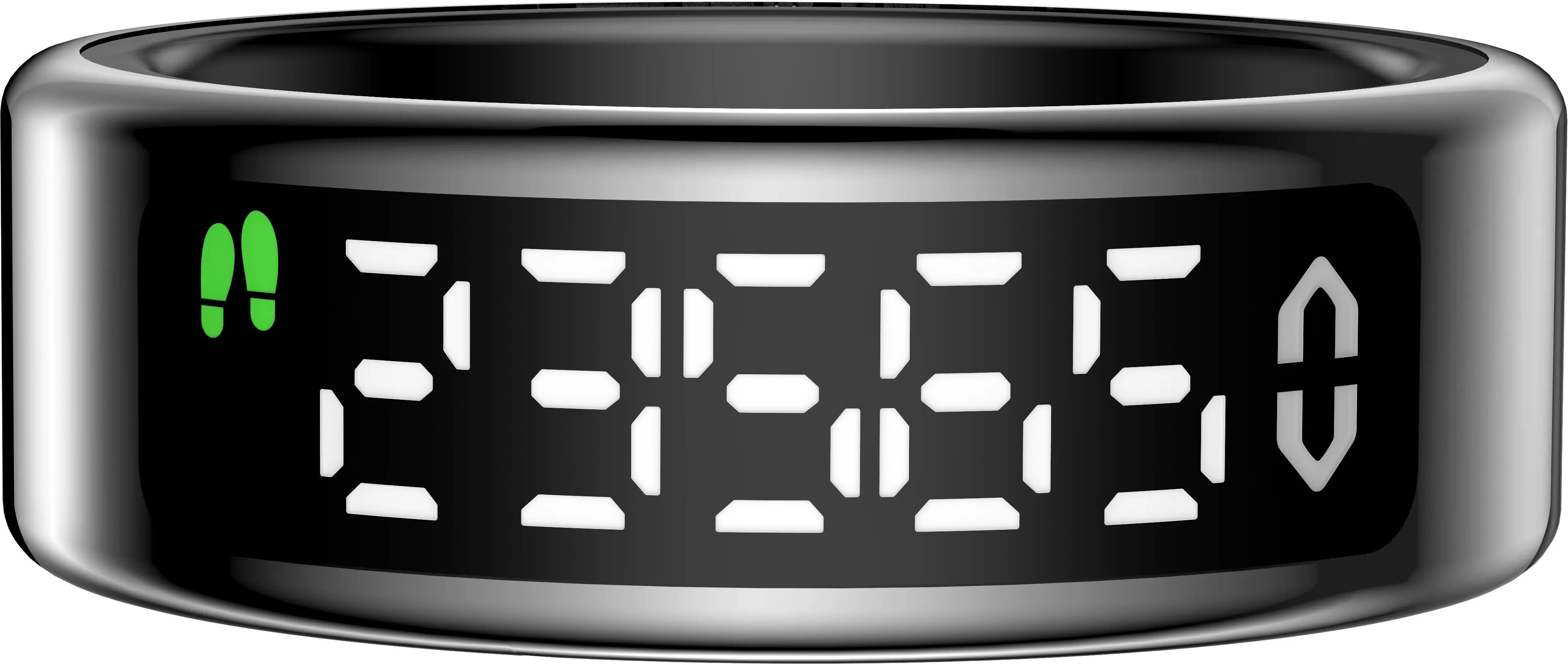 INF Smarter Ring Schwarz mit Gesundheitsüberwachung 12